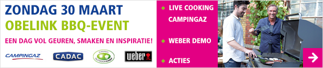 Zondag 30 maart Obelink BBQ-Event